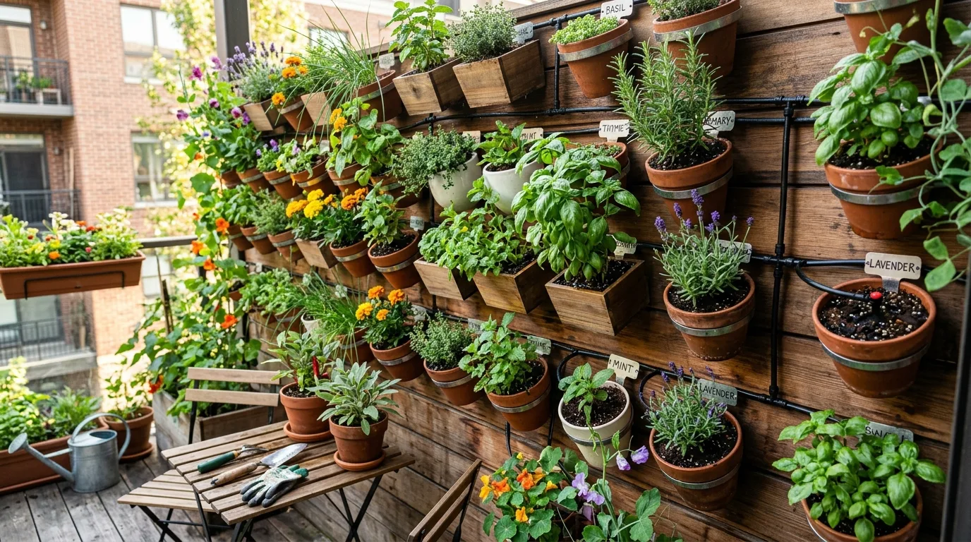 Potted Plant Layout for Flexibility